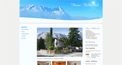 Desktop Screenshot of haus-hoellental.de